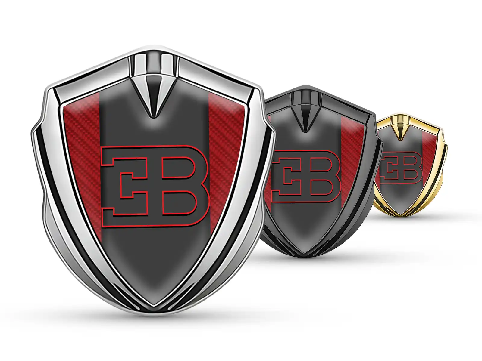 Bugatti Emblema Silicone Badge Stile Limitato Look Elegante